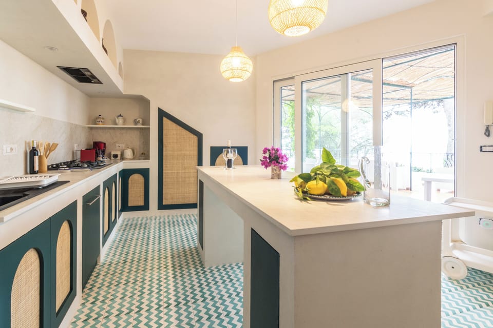 Villa, Sea View | Private kitchen