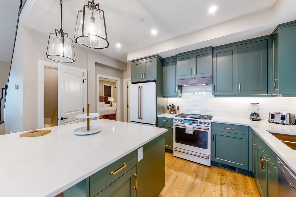 House, Patio | Private kitchen