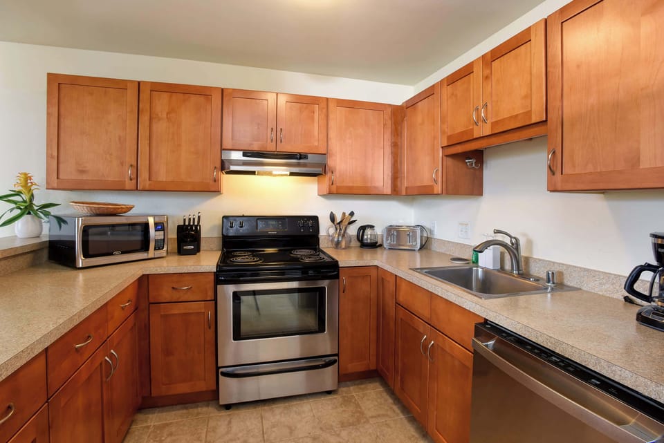 Warm Wood Kitchen With Everything You Need