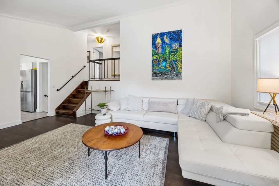 Sectional in living room