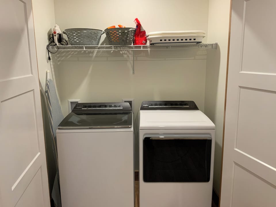 Complimentary Washer and Dryer With Detergent