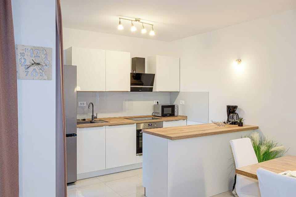 Kitchen and dining area