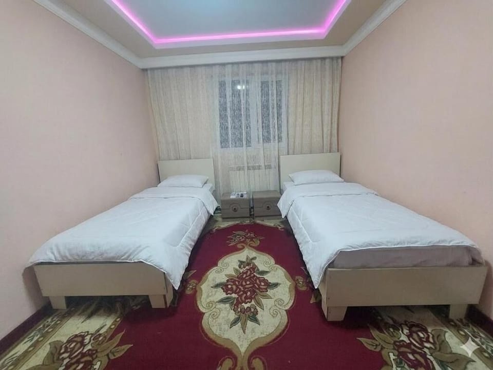 Blackout drapes, soundproofing, WiFi (free)