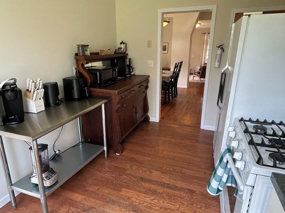 Fully stocked kitchen