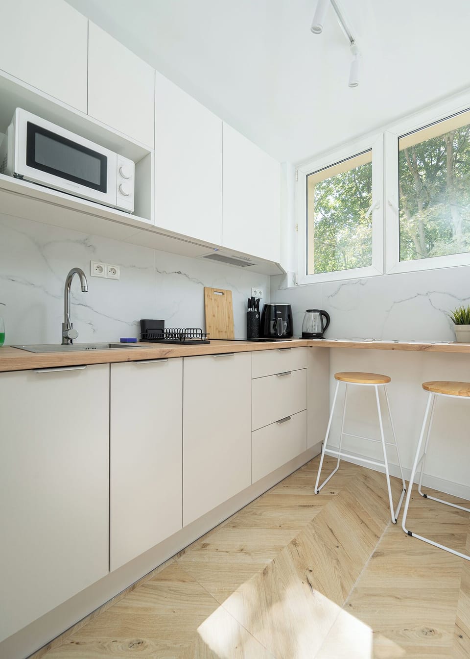 Apartment, Balcony | Private kitchen