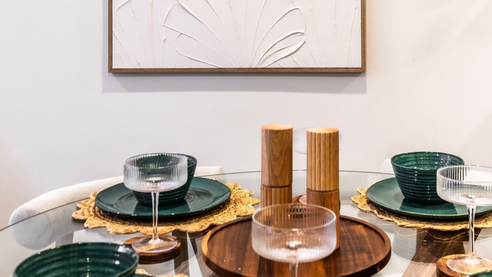 Beautiful table settings add a sophisticated touch to every meal.
