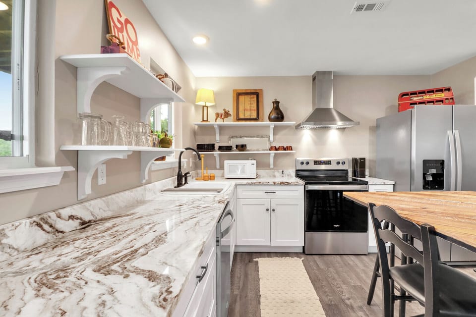 Whip up your favorite meals in this fully-equipped kitchen.