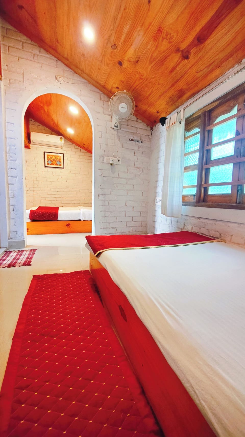Family Triple Room, Garden View | Desk, laptop workspace, WiFi (free)