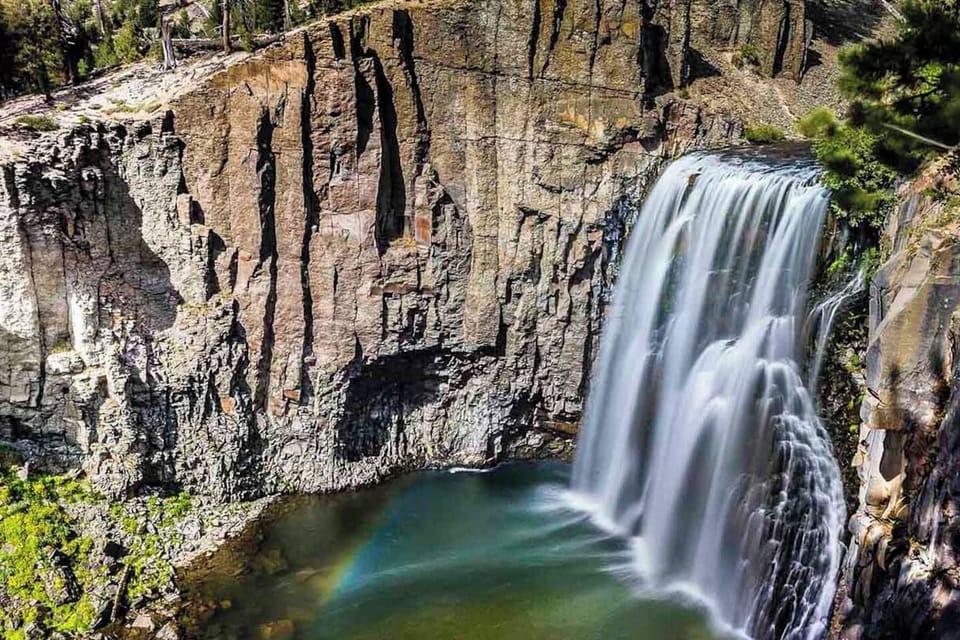 One of Mammoth's biggest summertime attractions is Rainbow Falls! 
