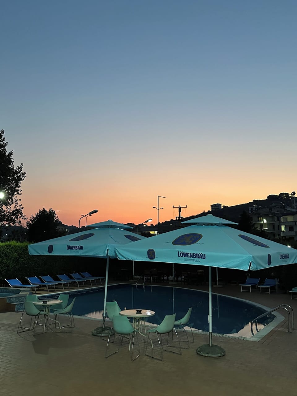 Seasonal outdoor pool