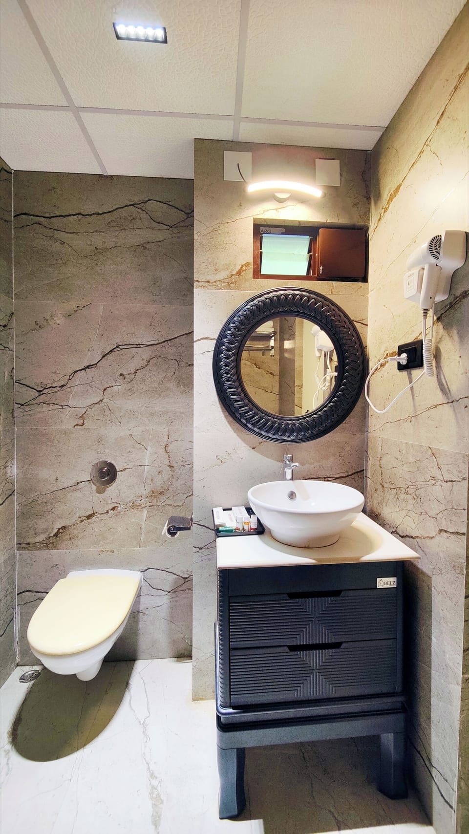 Superior Triple Room, Lake View | Bathroom | Shower, hair dryer, towels, soap