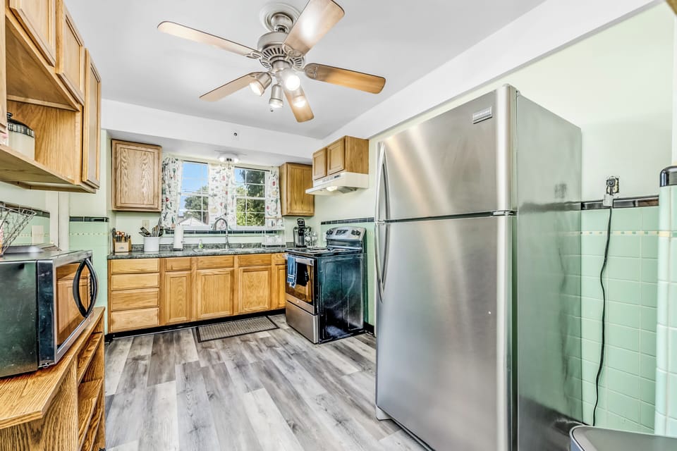 House, Patio | Private kitchen