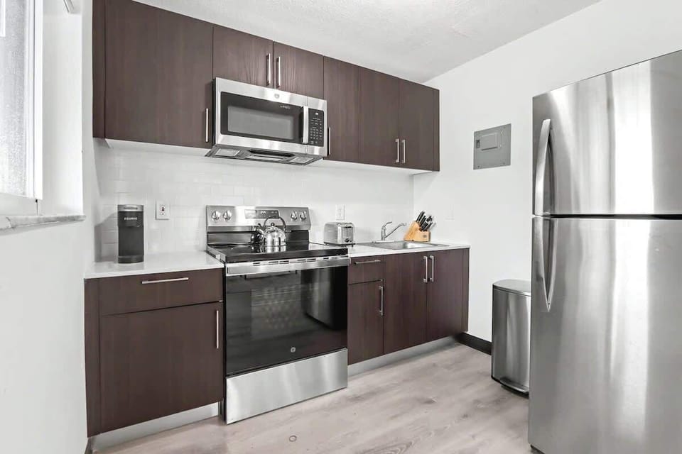 Enjoy the convenience of a fully equipped kitchen with everything needed for everyday cooking.
