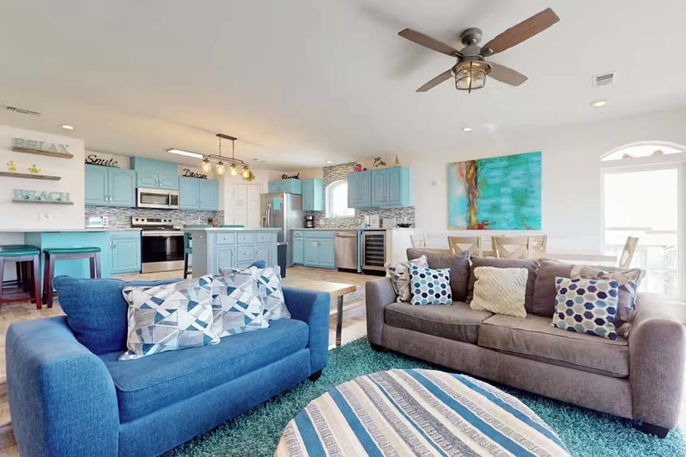 Comfortable living room seating