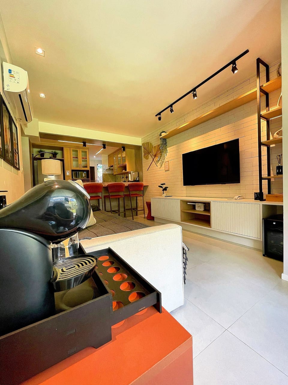 Apartment | Living area | 55-inch Smart TV with digital channels, Netflix, streaming services