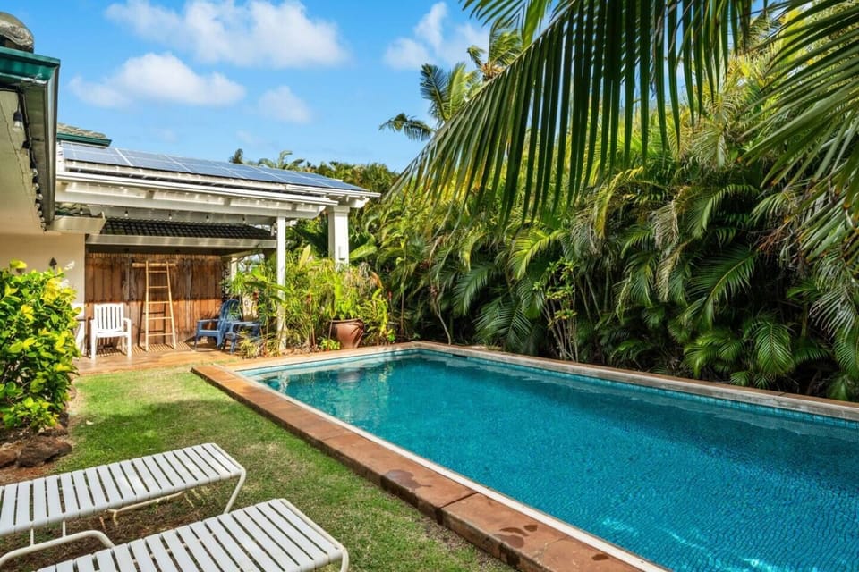 Heated Pool, private backyard