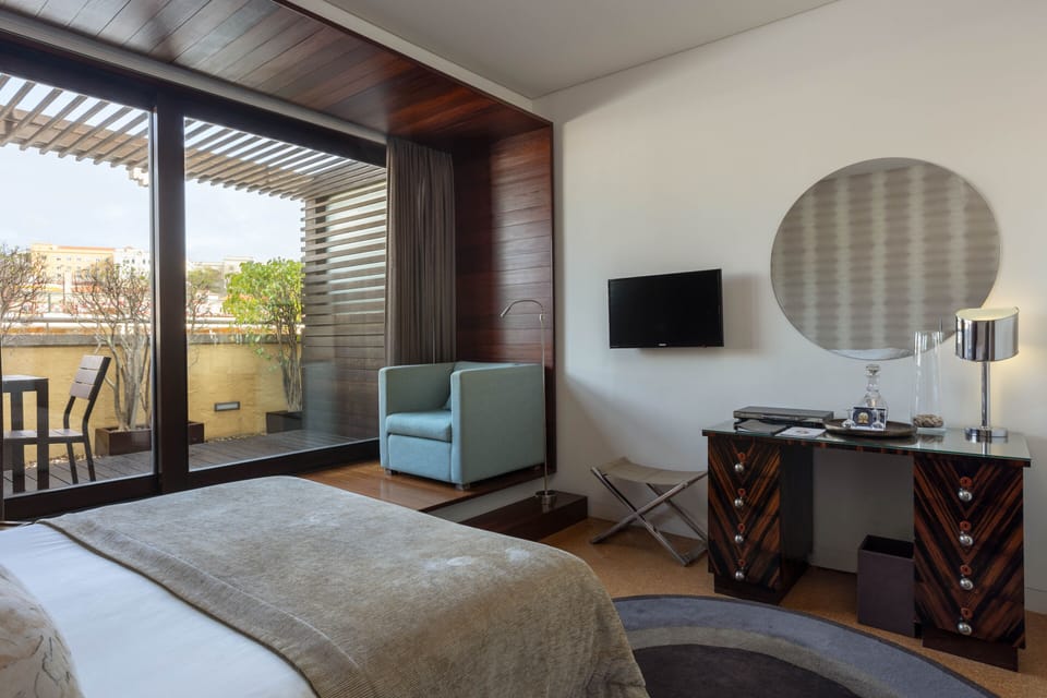 Terrace Room | Hypo-allergenic bedding, minibar, in-room safe, desk