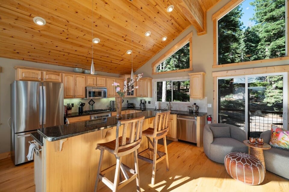 Cook, Gather & Relax in This Bright Tahoe Kitchen