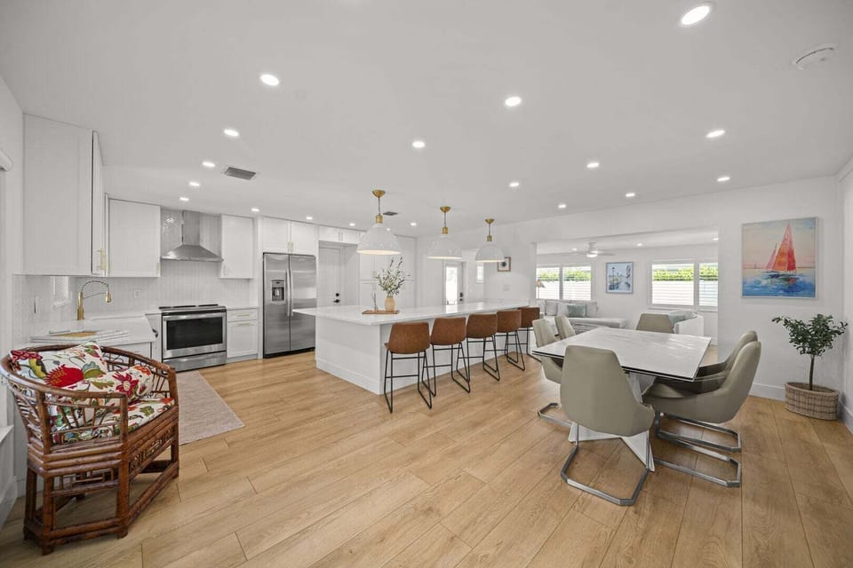 Open concept living area