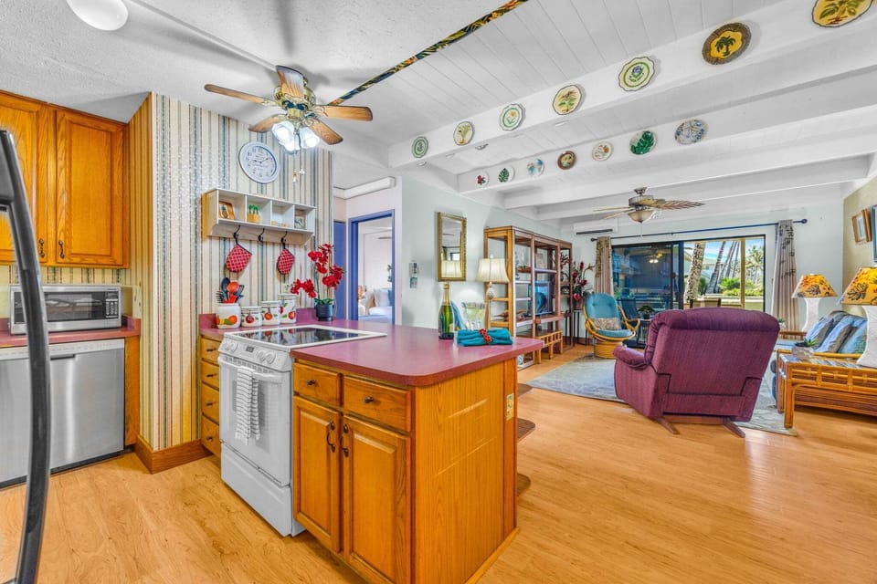 Open-concept living and kitchen area designed for gathering.