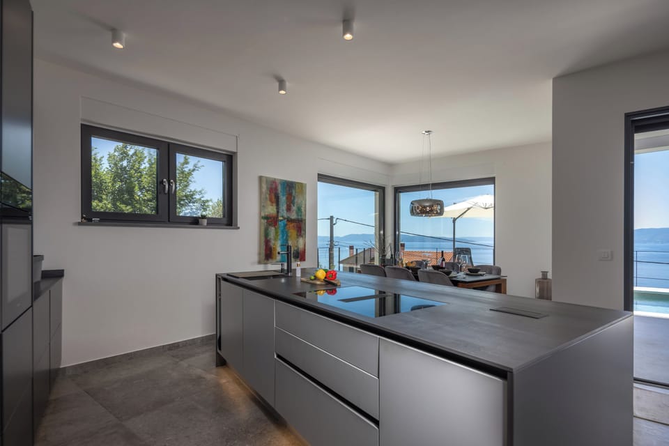 Kitchen and dining area
