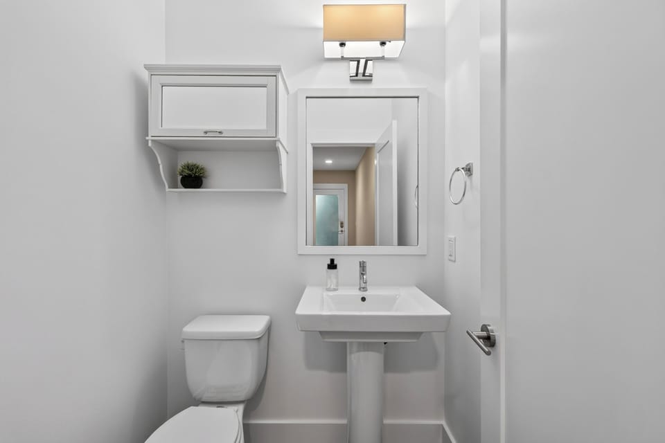 Half bathroom.