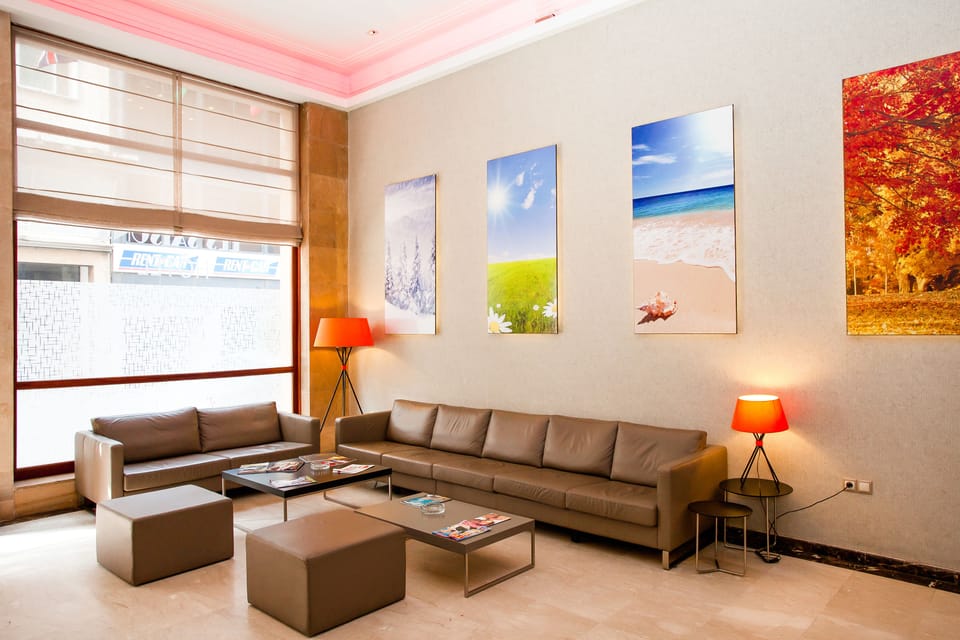 Lobby sitting area