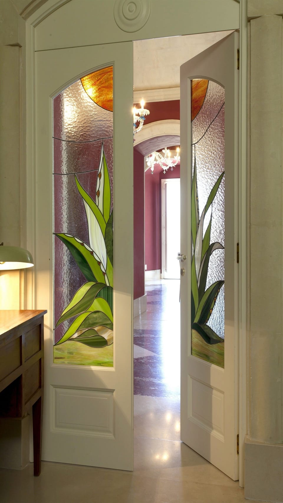 Interior entrance