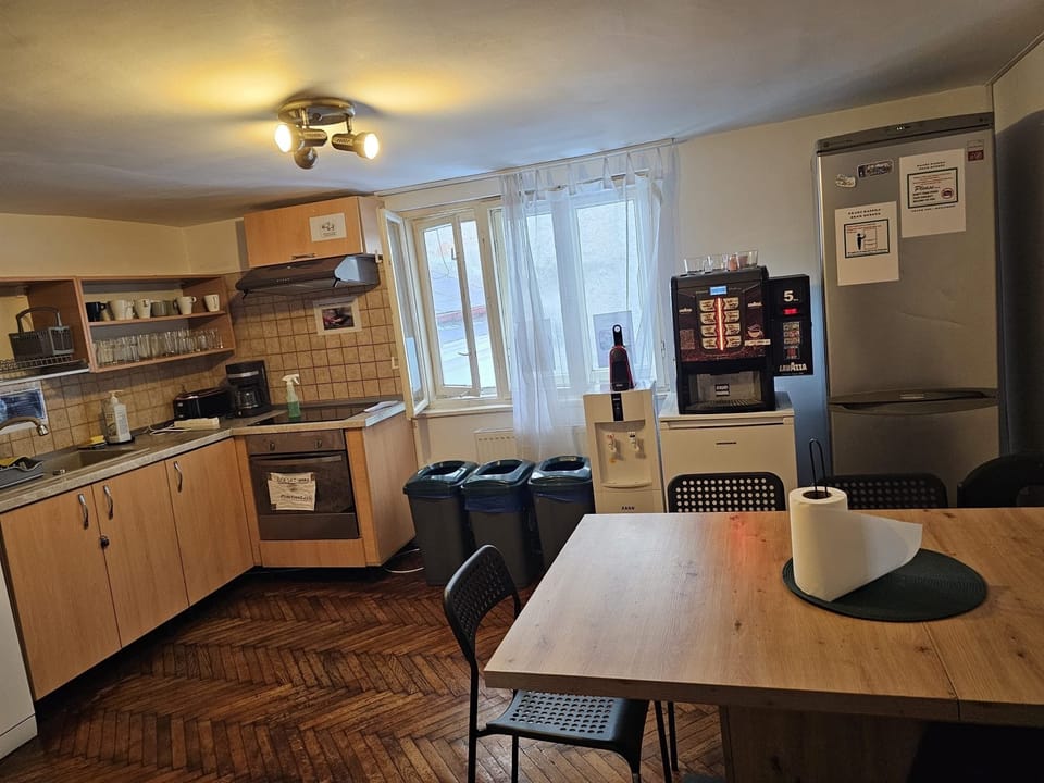 Shared fridge, shared microwave