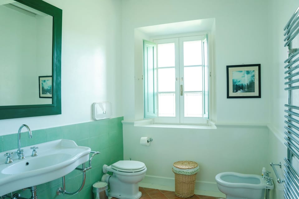 Classic Double Room | Bathroom | Free toiletries, hair dryer, bathrobes, towels