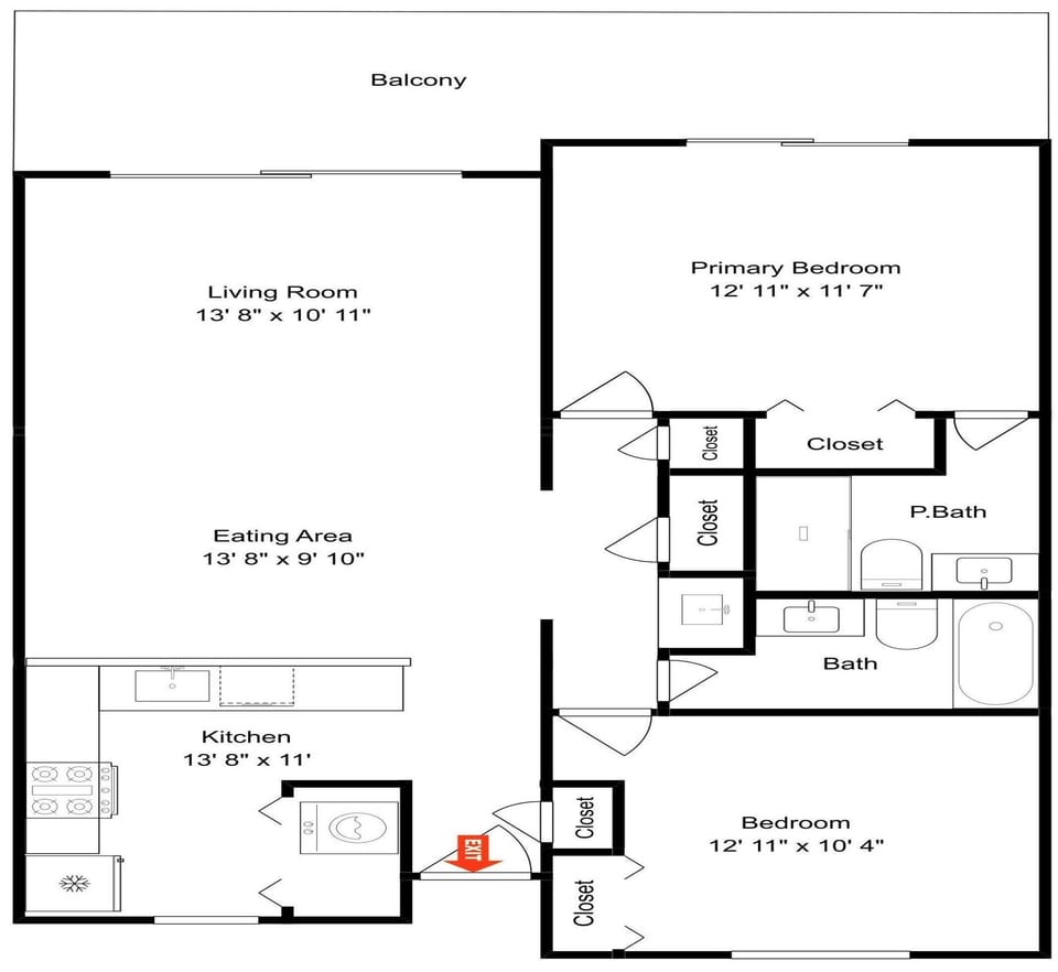 Ocean Dunes 2001 - Floor Plan