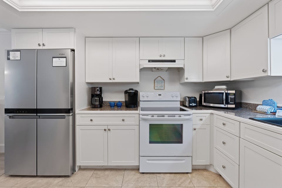 All the appliances you'll need for your stay