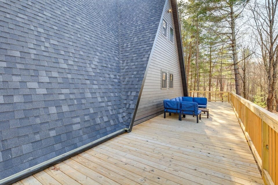 Deck | Outdoor Seating | Wooded Views