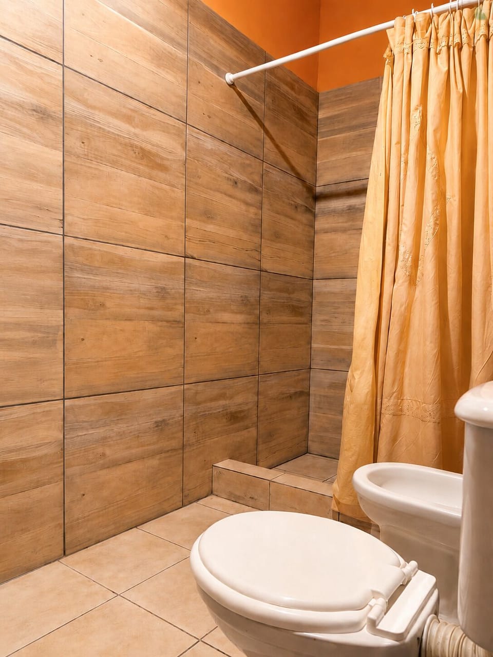 Shower, toilet paper