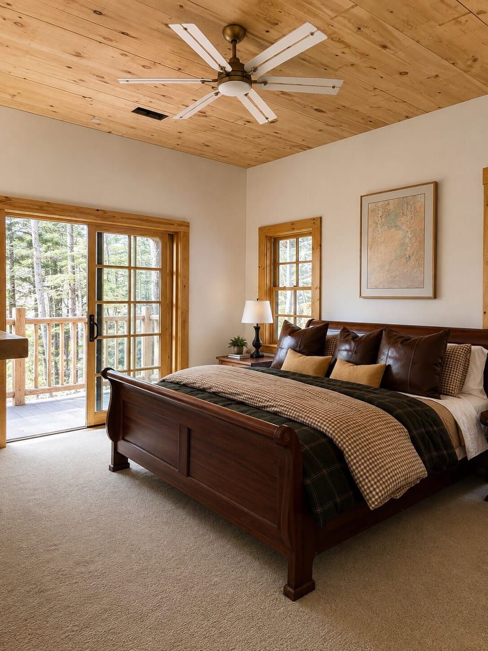 Primary king bedroom with en-suite