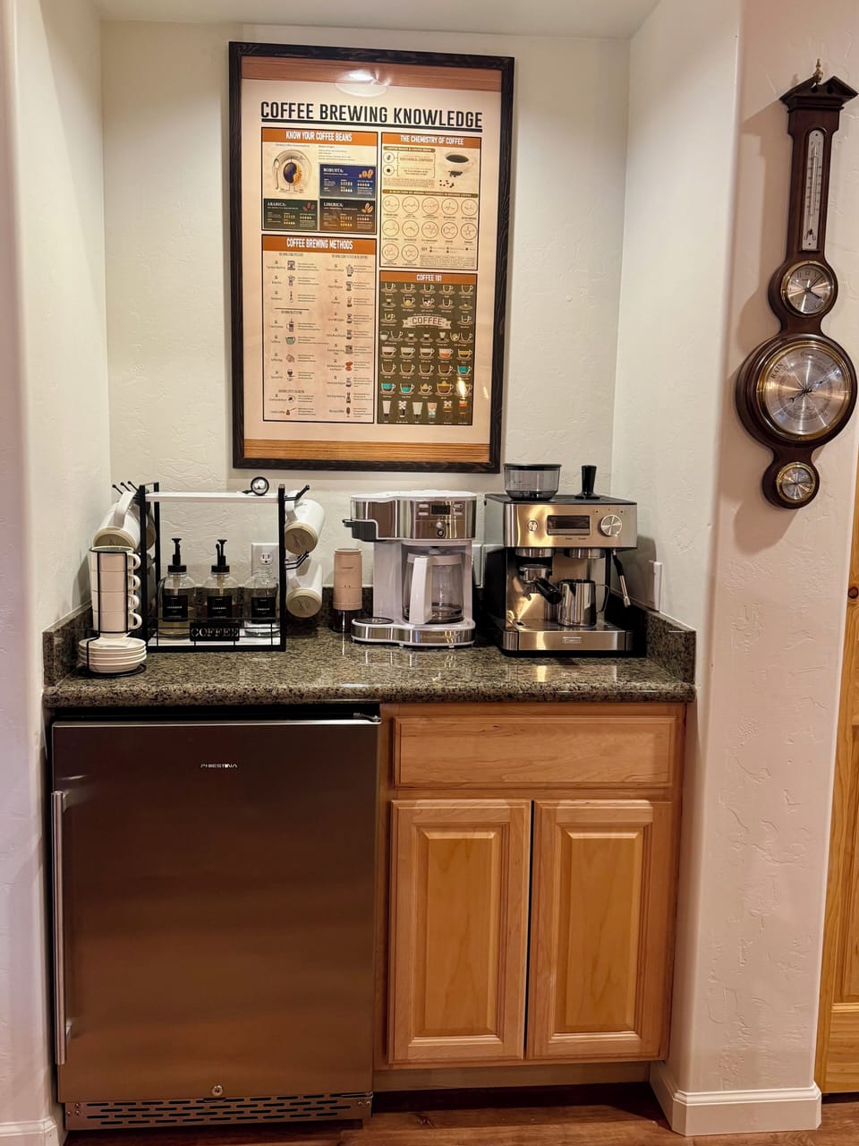 Coffee Bar. Single cup, full pot or espresso with syrups available!