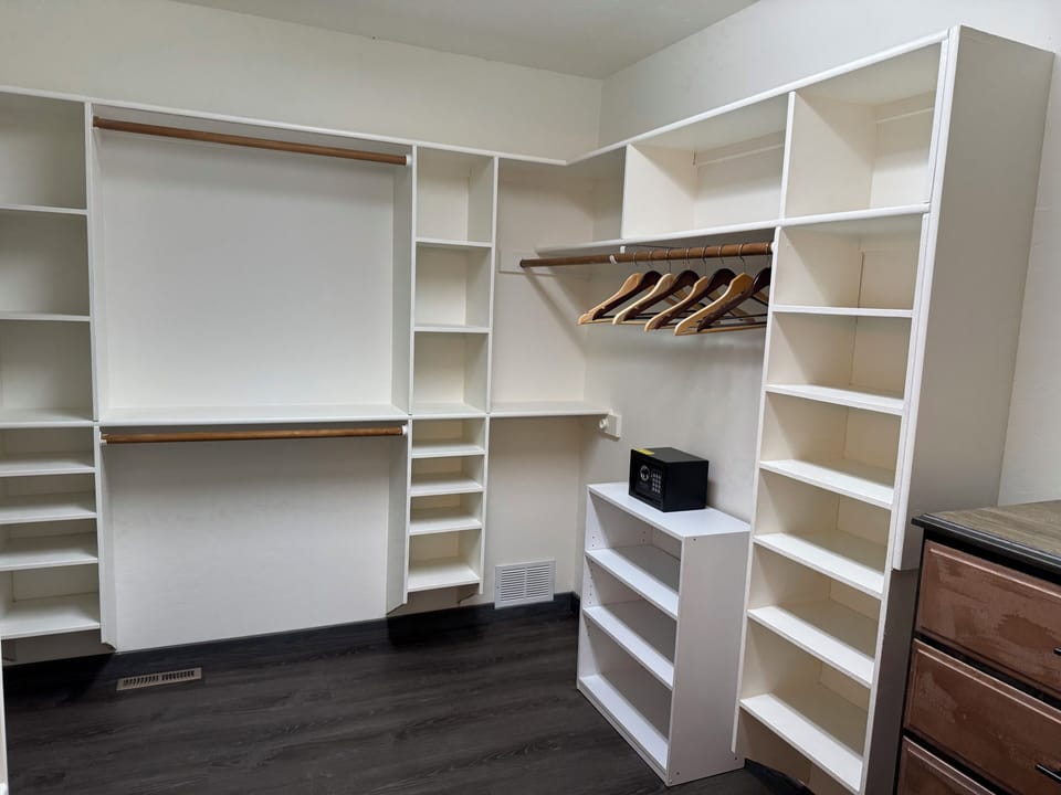 HUGE Master Closet