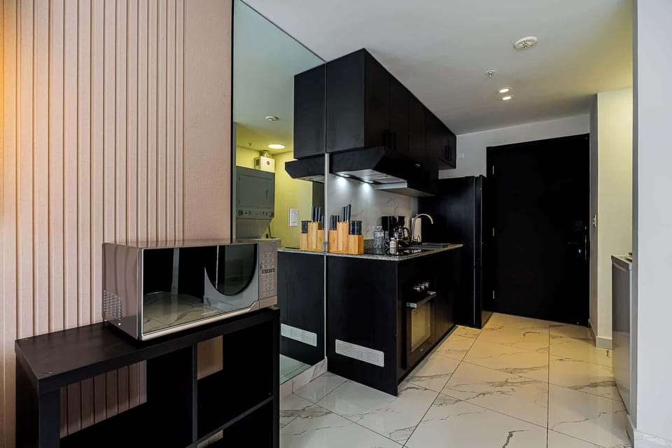 Stylish kitchen entrance