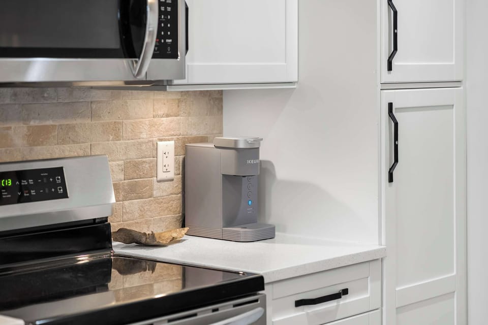 Convenient coffee station for an easy start to your morning