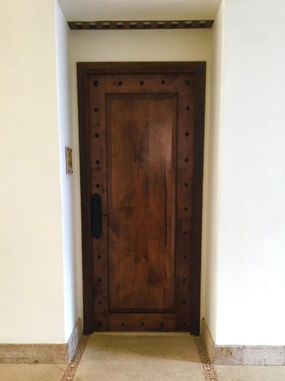 Entry door master suite