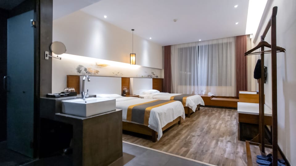 Standard Twin Room, Non Smoking | Down comforters, desk, blackout drapes, WiFi (free)
