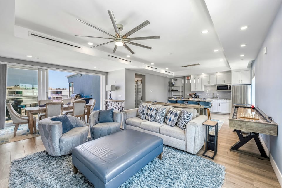 Gather, unwind, and reconnect in this inviting living space with the kitchen just steps away.