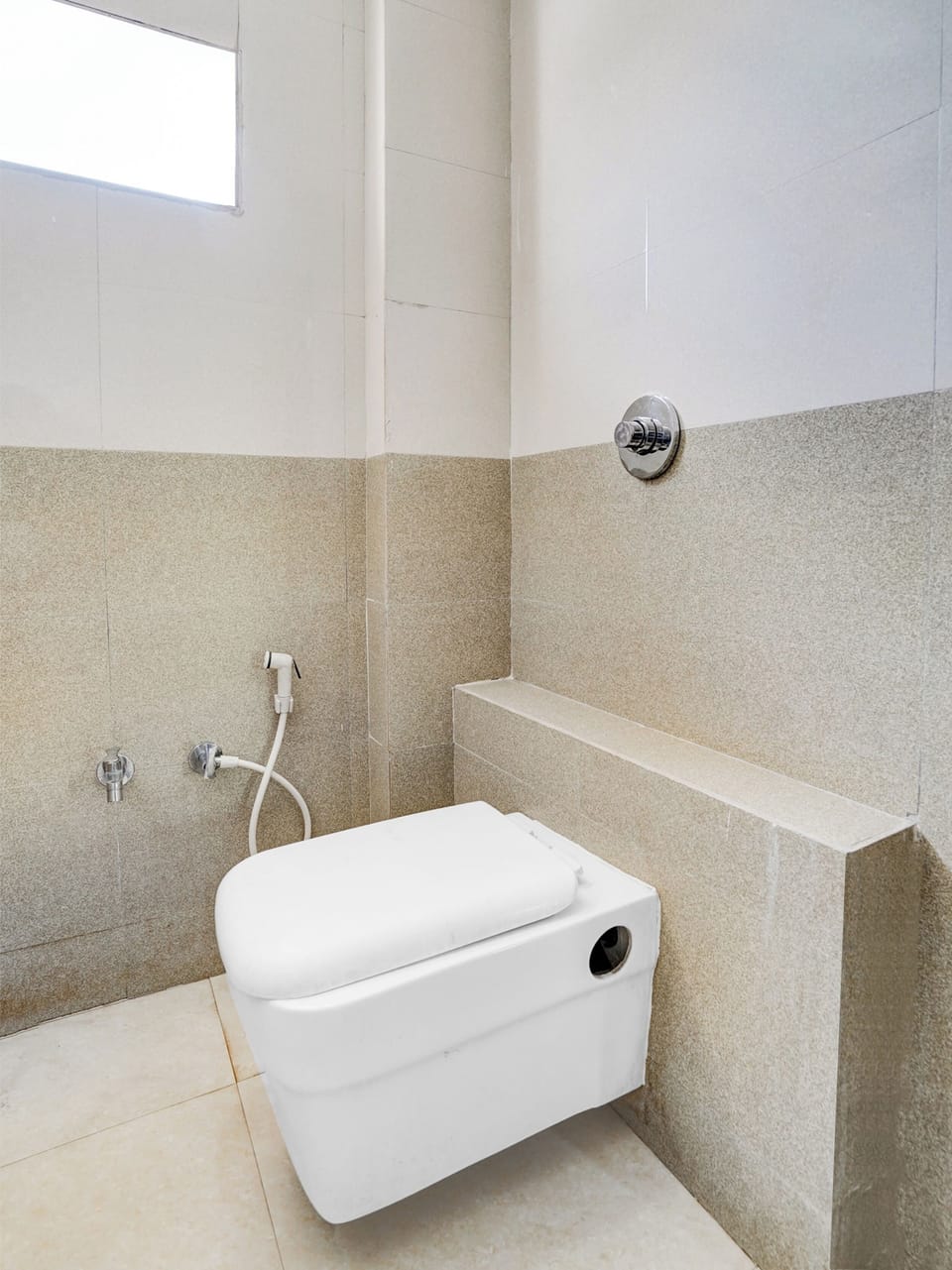 Shower, towels, soap, shampoo