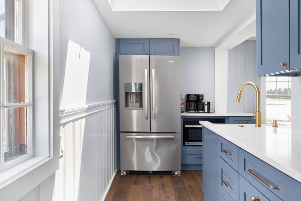 Stock the fridge and freezer to feed the family for breakfasts or treats after a long day of adventures. It's always a good idea to have ice cream ready...