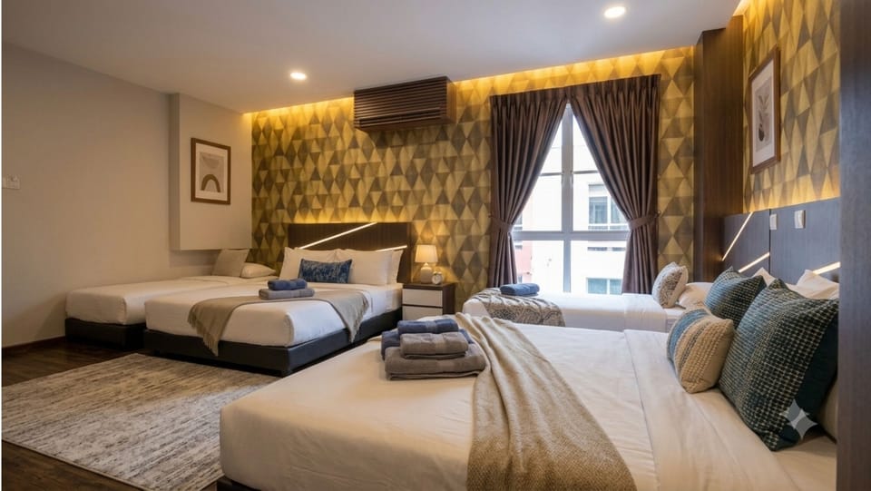 Suite | Desk, laptop workspace, WiFi (free), bed sheets