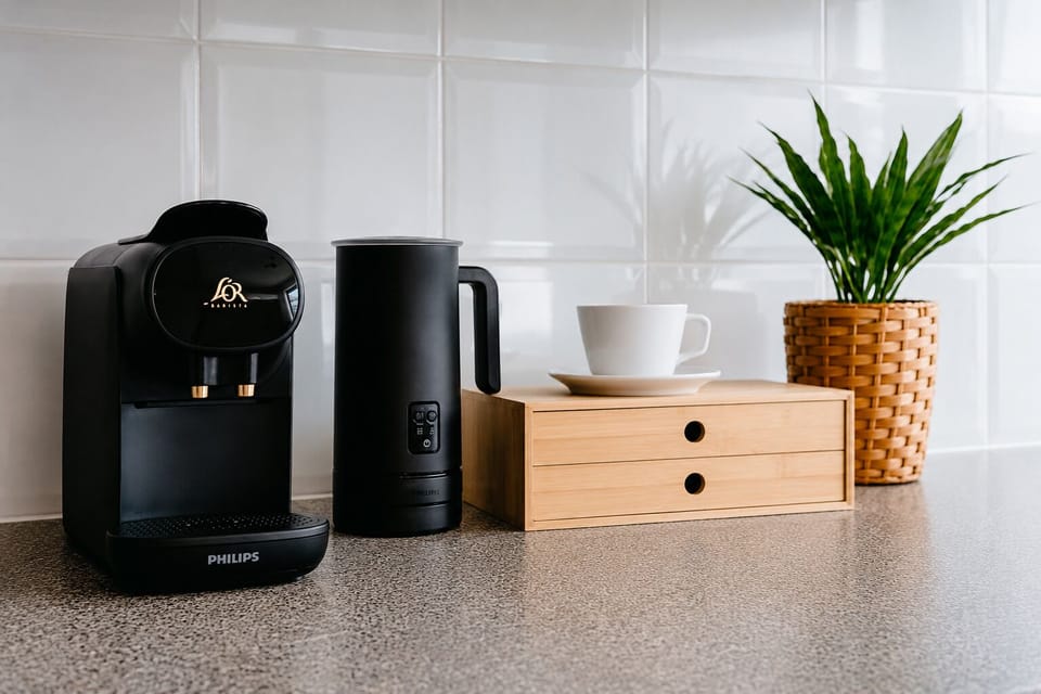 Fuel your mornings with your favorite brew.