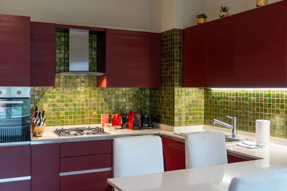 Apartment, 1 Bedroom, Balcony, Lake View | Private kitchen | Espresso maker, coffee/tea maker, electric kettle