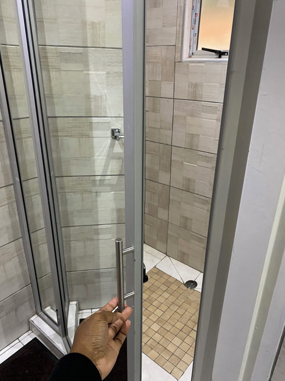 Luxury Double Room, Patio, Garden View | Bathroom shower