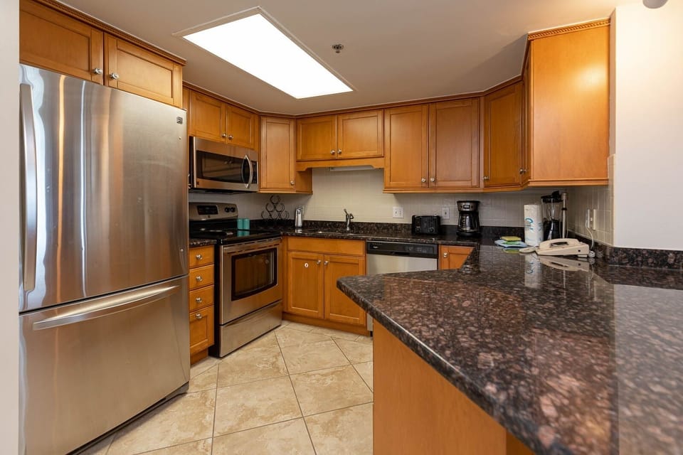 Condo, 2 Bedrooms | Private kitchen | Coffee/tea maker, fridge, oven