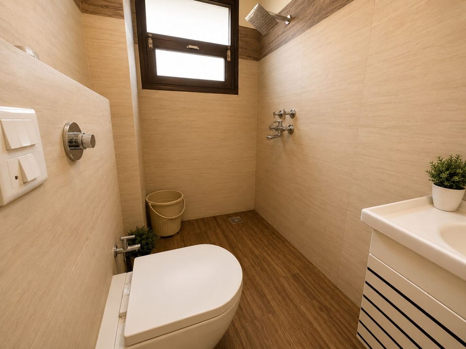 Double Room, Balcony, Resort View | Bathroom | Shower, free toiletries, towels, soap